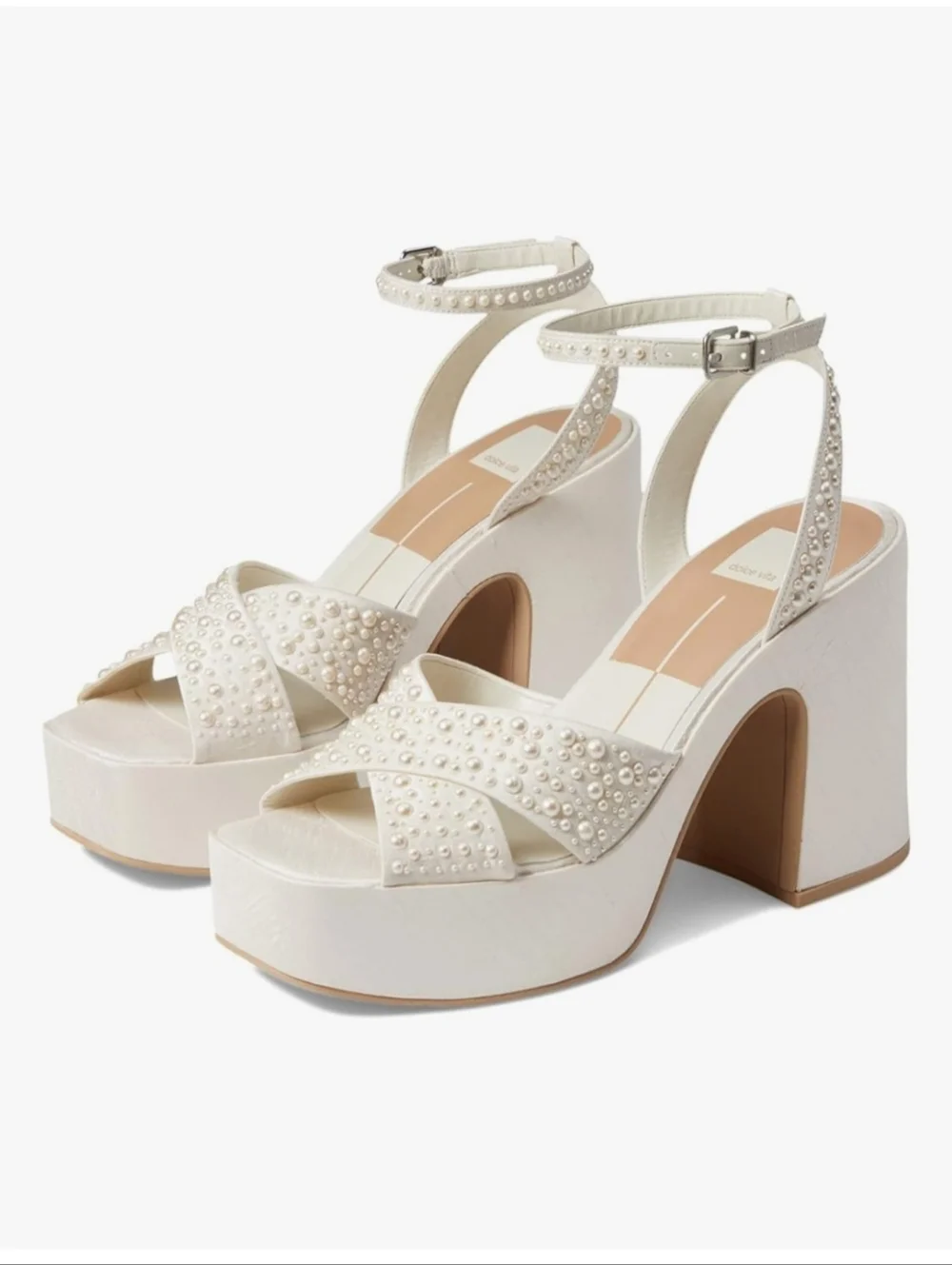 Dolce Vita Wessi Platform Sandal in Pearl